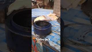 Trolley jack rapyar oil sil canj youtubeshorts mechancial truck hadrolik digital motor 💯🛠👍 [upl. by Atteram]