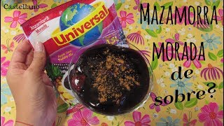 MEJORA tu Mazamorra Morada de SOBRE y mejorada con frutas I Lorentix [upl. by Aimal151]