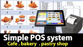 simple pos system for small business with Bill Printing in java  Touch screen POS [upl. by Voletta]