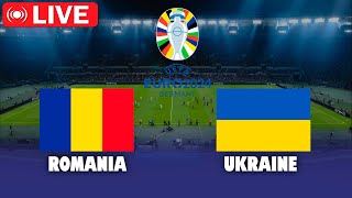 🔴LIVE Romania vs Ukraine EURO 2024  Match Today Game play PES 2021 [upl. by Kraul244]