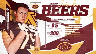 Ashton Beers Highlights Gopher Football HYPRR22 Signing Day [upl. by Okiruy]