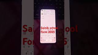 sainik school application form 2025  all india sainik school online application form 2025 [upl. by Logan]