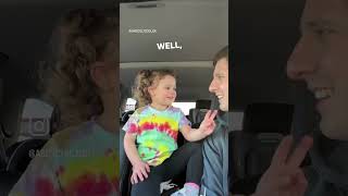 Toddlers reaction to dad shaving beard is PRICELESS [upl. by Egarton494]