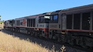 3AM9 SCT up Freight SCT 3x CSRs Penfield to Laverton 1715 291024 Stawell VIC [upl. by Obmar]