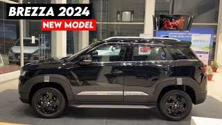 Maruti Suzuki Brezza Zxi 2024 On Road Price  2024 New Brezza Black Edition  Full Review [upl. by Aneeuq]