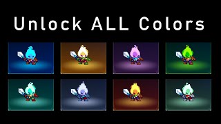 Ember Knights how to unlock ALL colors quick tutorial 2023 [upl. by Lindie]