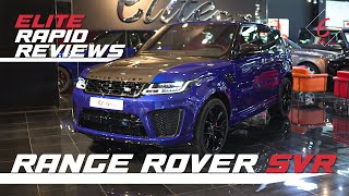 2022 Land Rover Range Rover SVR Carbon Edition  The Elite Cars Showroom [upl. by Esiuole378]