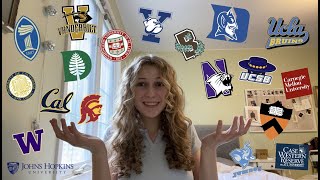 COLLEGE DECISION REACTIONS 2022  Ivies Duke Northwestern Vanderbilt Pomona amp more [upl. by Aydne]