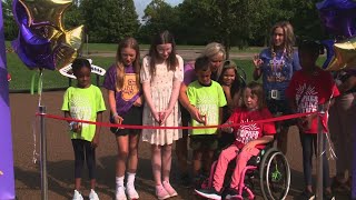 JCPS elementary school in east Louisville builds inclusive playground [upl. by Monie83]