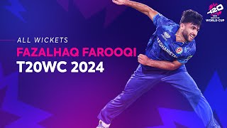 Every Fazalhaq Farooqi wicket at T20 World Cup 2024 [upl. by Aleunamme811]