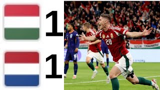 Macaristan vs Hollanda Maçı Uluslararası Maçlar efootball2024 hungry netherlands [upl. by Glynias]