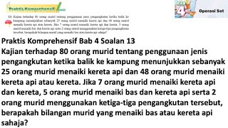 Praktis komprehensif Bab 4 No 13  Tingkatan 4 Bab 4 Operasi Set  KSSM Matematik Tingkatan 4 [upl. by Lidah777]