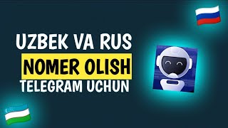 TELEGRAM UCHUN UZBEK VA RUS NOMER OLISH TEKINGA🔖 [upl. by Anovad320]