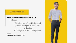 Multiple Integrals 1 Notes  apprashanth52 [upl. by Cogn686]