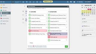 Edupage Tutorial Selecting topic from the plan Taking attendance [upl. by Petey497]