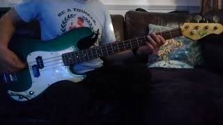 Saltcoats man plays quotCherokeequot by Europe Bass cover europe hardrock aor basscover [upl. by Itram]