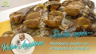 Receta de rodaballo asado con vinagreta de almejas por Martín Berasategui [upl. by Auhsohey]