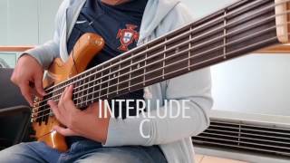 Ku di bri kuasa  Bass cover Yamaha TRB 6Pii live from Changi Airport Singapore [upl. by Muirhead]