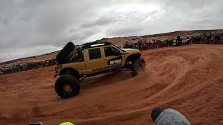 Heavy D Sparks Motors At Matts Off Road Games at Sand Hollow 31524 Wrecker Competition [upl. by Nosde554]