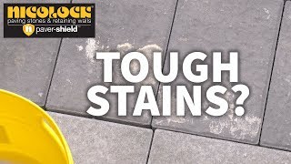 Cleaning Your Nicolock Pavers  Tough Stains [upl. by Meier]