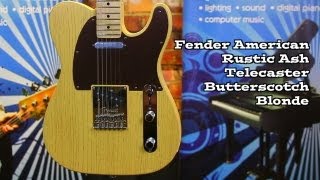 Fender FSR American Rustic Ash Tele Butterscotch Blonde Demo [upl. by Berstine142]