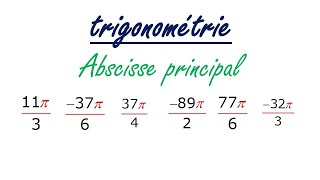 Déterminer labscisse principal [upl. by Dnomder915]