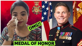 INDIAN 🇮🇳 React on The Youngest Living Medal of Honor Recipient Kyle Carpenters Story [upl. by Maya]