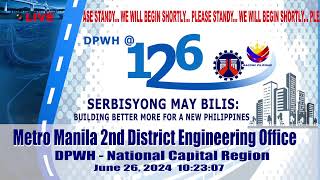 Procurement Livestream for DPWH Metro Manila 2nd DEO on June 26 2024 [upl. by Hteboj268]