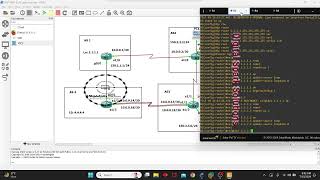 BGP AS pathprepend amp MED value configurations [upl. by Atiras]