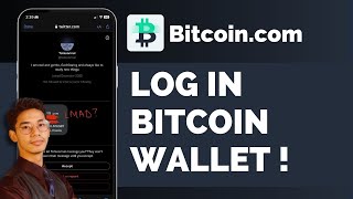 How To Login Bitcoin Wallet  Bitcoincom Wallet Login 2024 [upl. by Rehnberg]