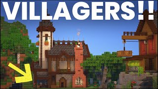 EASY CUSTOM VILLAGER HOUSE [upl. by Ursulina]