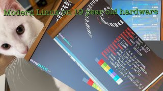 Installing modern Linux on 19 year Dell Laptop AntiX 21 real world test [upl. by Kriss]