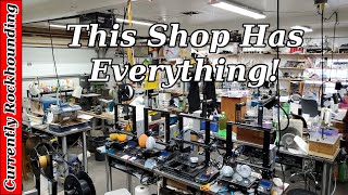 Mike Zinskis Amazing Lapidary Shop  3D Print Your Own Machines [upl. by Manny]