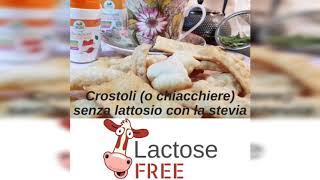 Ricetta crostoli o chiacchiere senza lattosio e con la Stevia [upl. by Holder]