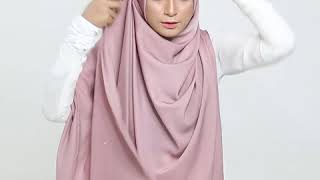 TUTORIAL SHAWL  style bawal [upl. by Nyrem]