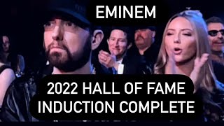 Eminem Live Rock amp Roll Hall of Fame 2022 Medley WSteven TylerEd Sheeran Microsoft Theater LA CA [upl. by Shulock]