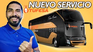 TUFESA ESTRENA NUEVO SERVICIO Y AUTOBUSES  TUFESA Megaplus [upl. by Lacey]