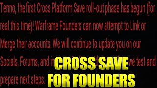 Warframe Cross Save Cross Merging Account Linking Is Here For Founders [upl. by Elijah261]