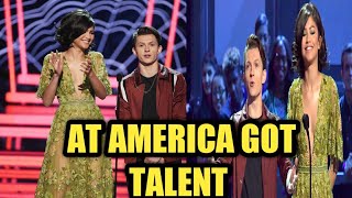 Tom Holland and Zendaya Surprised Fans With Appearance At America Got Talent [upl. by Aztilay]