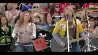 Bon Jovi amp Sugarland  Who says you cant go home live [upl. by Bull544]