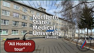 Hostel Tour Of Northern State Medical University  Russia  NSMU  International Students Hostel [upl. by Rourke118]