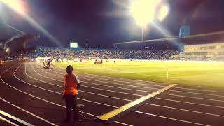 hymne national du Gabon la concorde au stade rénovation de Franceville [upl. by Sucramrej72]