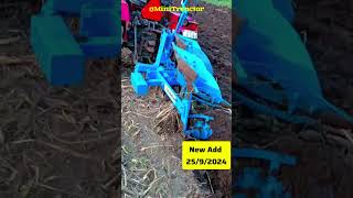 Ep4 new Add MiniTreactr MB plough new model 2024 mahindra minitrector shorts status kheti [upl. by Trudy]