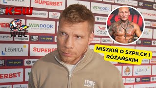 Maciej Miszkiń o Szpilka  Diablo Różański  Okolie Wrzosek  Szpilka na KSW [upl. by Tadd]