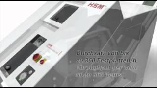 Destructora de discos duros HSM HDS230  Asturalba [upl. by Dion]