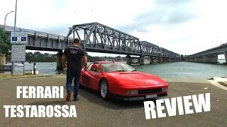 1985 Ferrari Testarossa Monospecchio Performance Review [upl. by Cates]