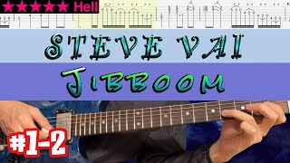 Steve Vai  Jibboom 12【Bpm125158  TAB】 [upl. by Dwight]