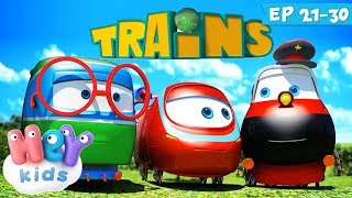 Desene animate pentru copii 🚂 Trenuletele Ep 2130  HeyKids [upl. by Atterol451]