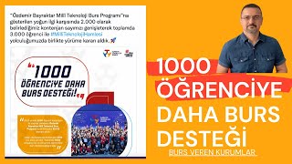 T3 VAKFI 1000 ÖĞRENCİYE DAHA BURS VERİLECEĞİNİ AÇIKLADI [upl. by Giule]