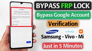 HOW TO Bypass FRP Lock on Samsung  Bypass Google Account Verification on Samsung in 2024 [upl. by Ahsiena]